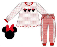 Girls We’ve Got Ears Say Cheers French Knot Jogger Set