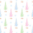 Girls Pastel Bottle Brush Trees Legging Set