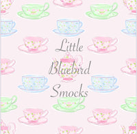 PRE ORDER Girls Tea Party Bishop Smocked Bloomer Set & Dress | ETA to LBS: LATE March