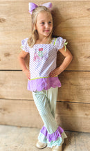 Girls Its Just A Bunch Of Hocus Pocus Ruffle Pant Set