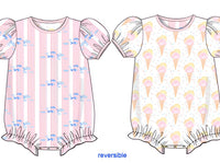 PRE ORDER Girls Ice Cream & Fish Reversible Play Bubble ETA: MAY