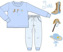 PRE ORDER Boys French Knot Little Buckaroos Jogger Set | ETA to LBS: DECEMBER