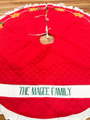 PRE ORDER 3D Gingerbread Icing Tree Skirt | ETA to LBS: October