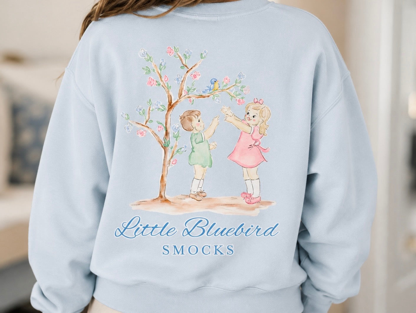 PRE ORDER Little Bluebird Smocks Logo Sweatshirts | ETA to LBS: OCTOBER