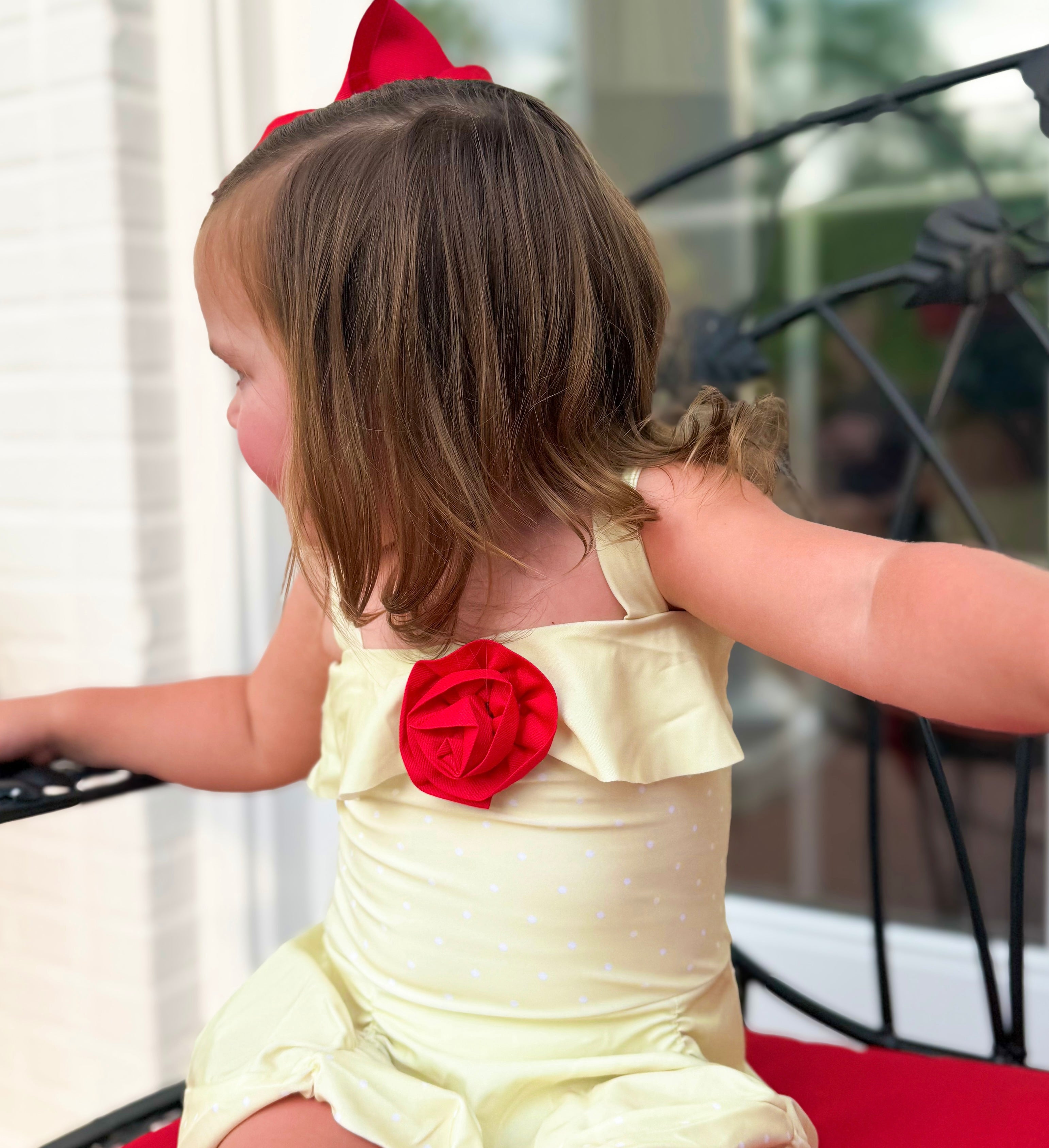 Girls Enchanted Rose One-Piece Swimsuit