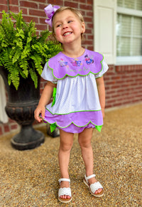 PRE ORDER Girls Embroidered We Fly Bloomer Set | ETA to LBS: SEPTEMBER