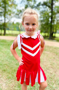Red & White Cheer Dress