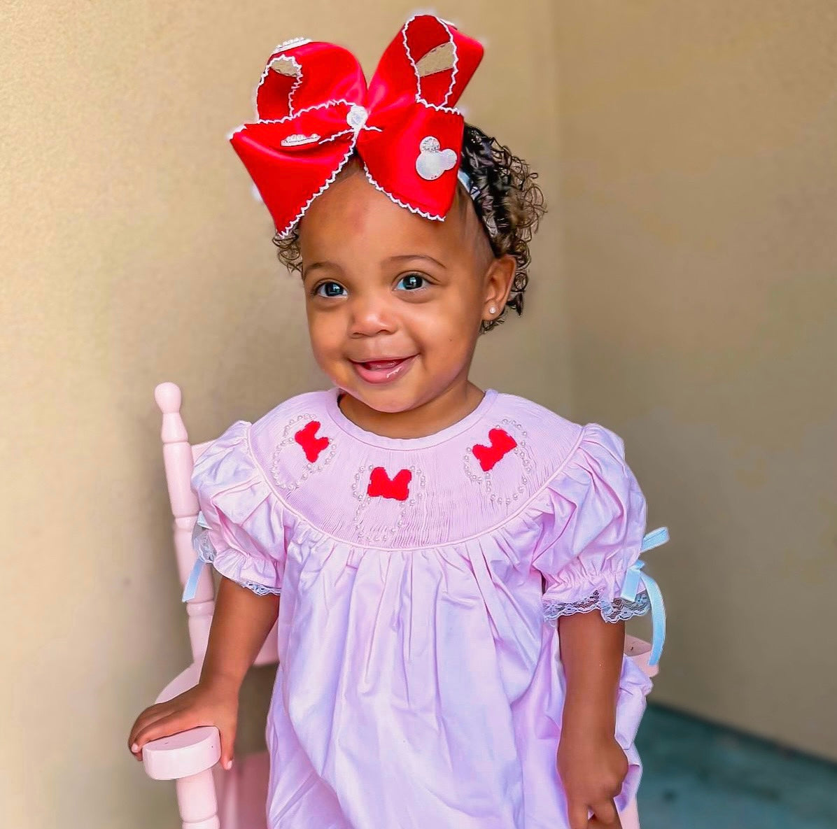 Girls Pearl Mouse Bloomer Set RTS