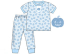 PRE ORDER Boys French Knot Pumpkin 2-Piece Knit Lounge Set | ETA to LBS: SEPTEMBER