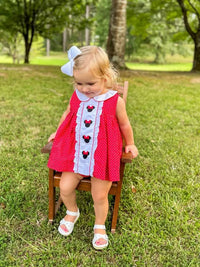 Girls Polka Dot Mouse Dress RTS