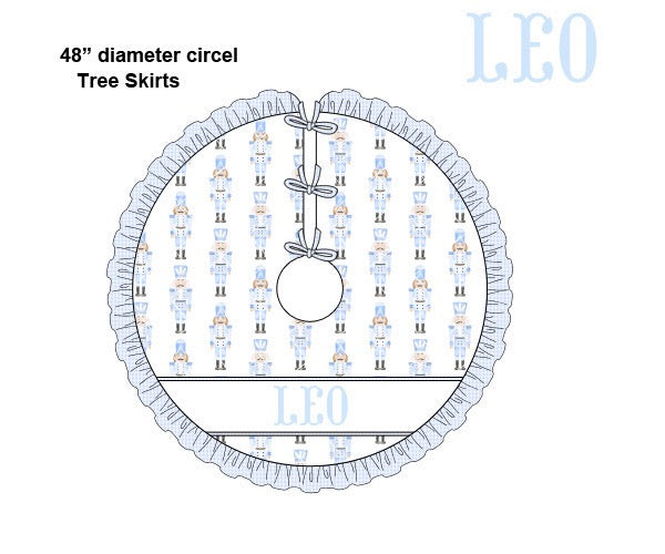 PRE ORDER Boys The March Of The Nutcracker Tree Skirt | ETA to LBS: October