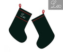 PRE ORDER Boys Green Velvet Embroidered Stocking | ETA to LBS: OCTOBER