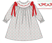 PRE ORDER Girls Smocked Wrapped with a Bow Bloomer Set & Dress | ETA to LBS: OCTOBER