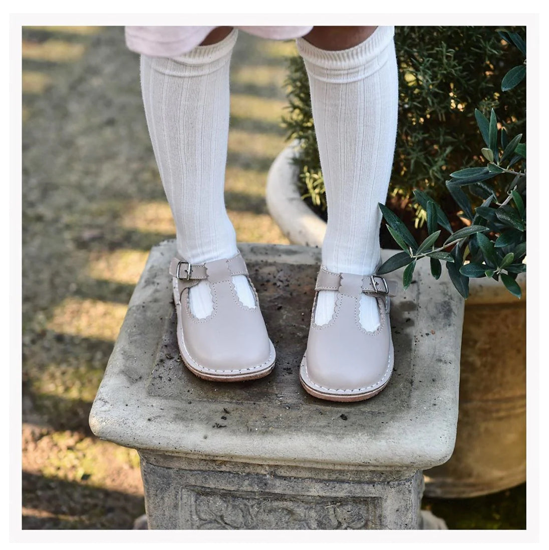 PRE ORDER Selina Scalloped T-Strap Mary Jane