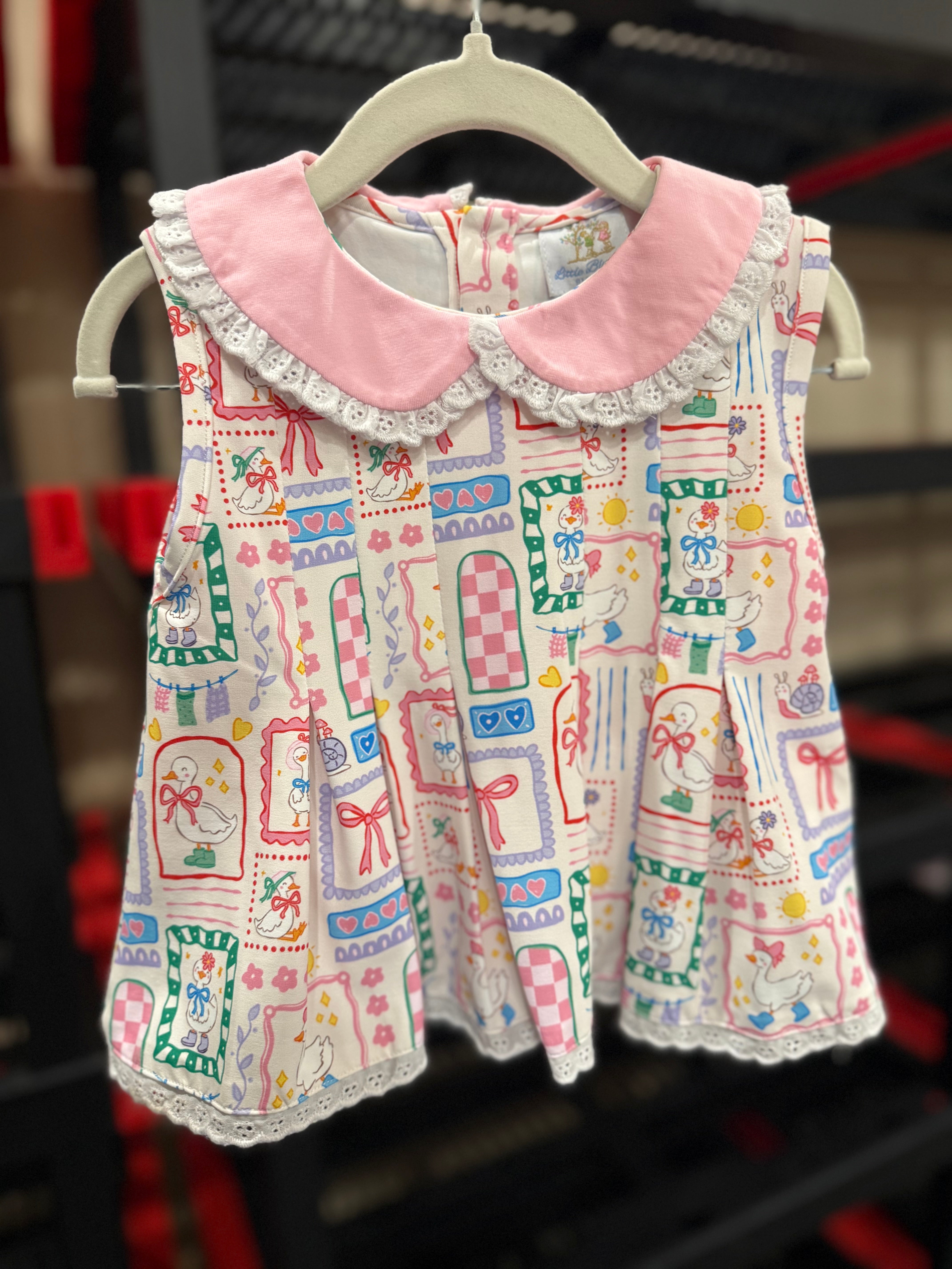 Girls Goose Bloomer Set SAMPLE