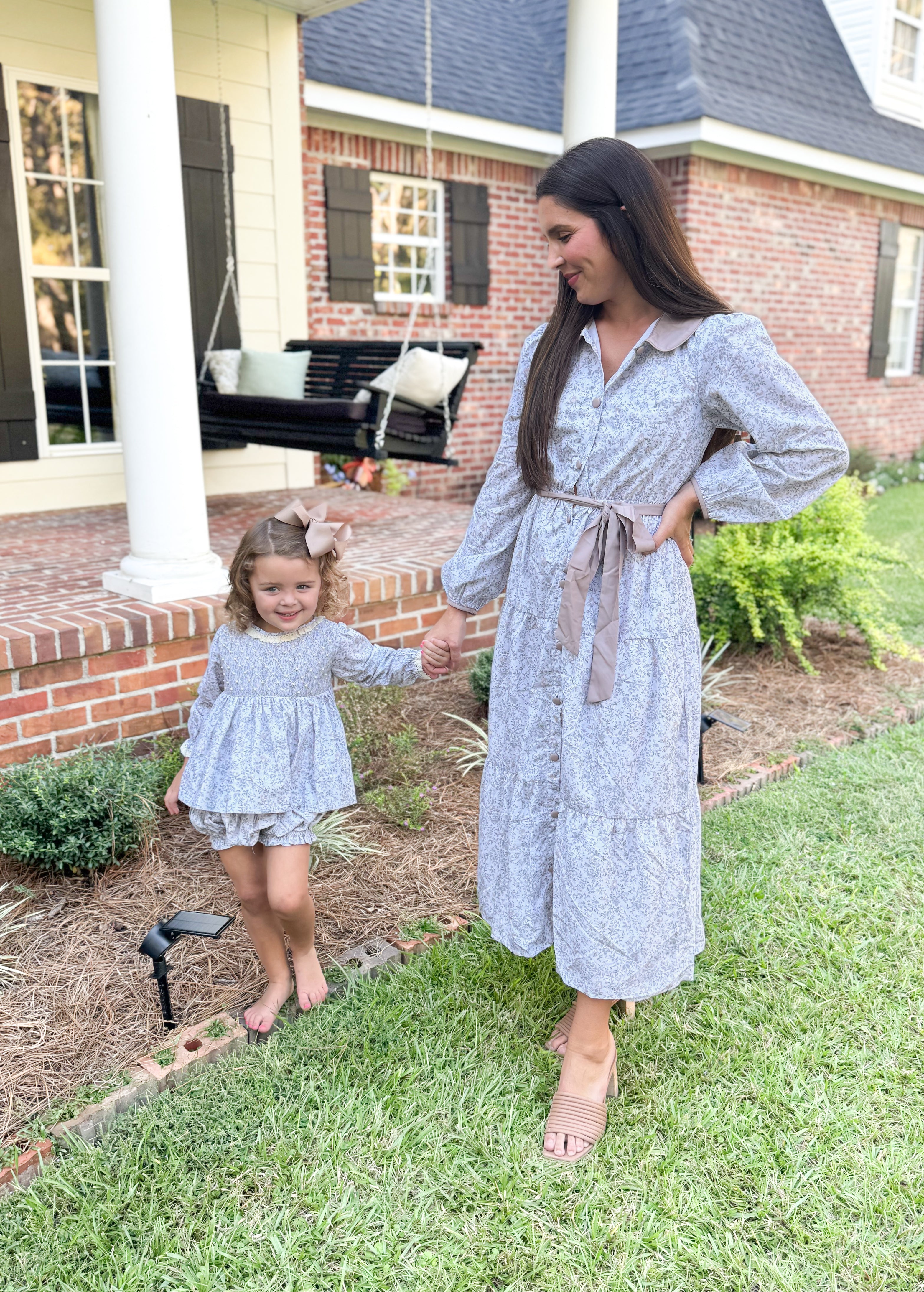 Womens Sage Heirloom Dress