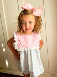 Girls Southern Blossom Bloomer Set