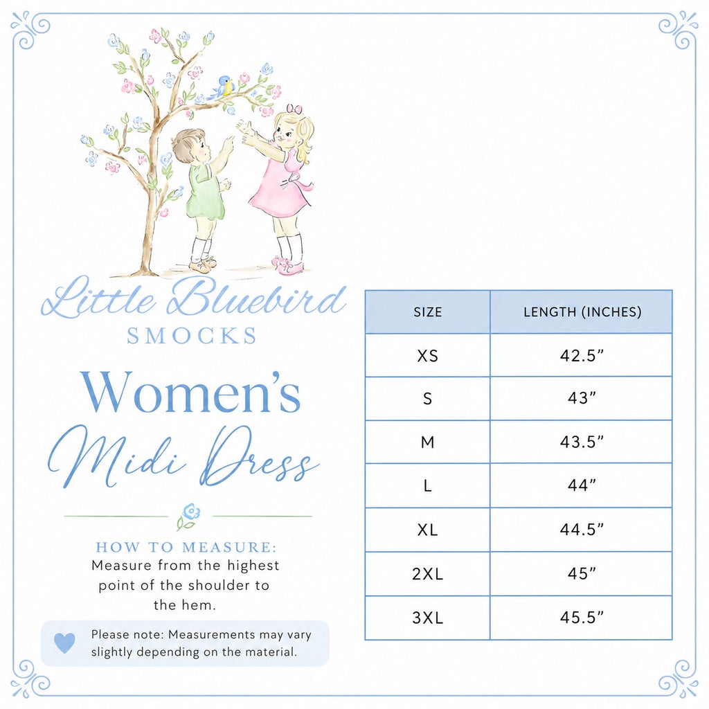 PRE ORDER Women’s Springtime Yellow Midi Dress | ETA to LBS: FEBRUARY