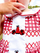 Maroon & Black Cheer Megaphone Bloomer Set