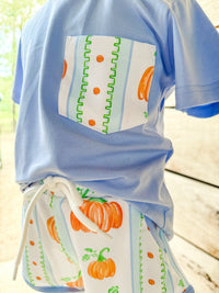 Boys Meet Me At the Pumpkin Patch Short Set