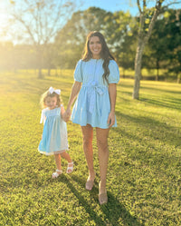 Mom Match Linen Dress | ETA to LBS: LATE FEBRUARY