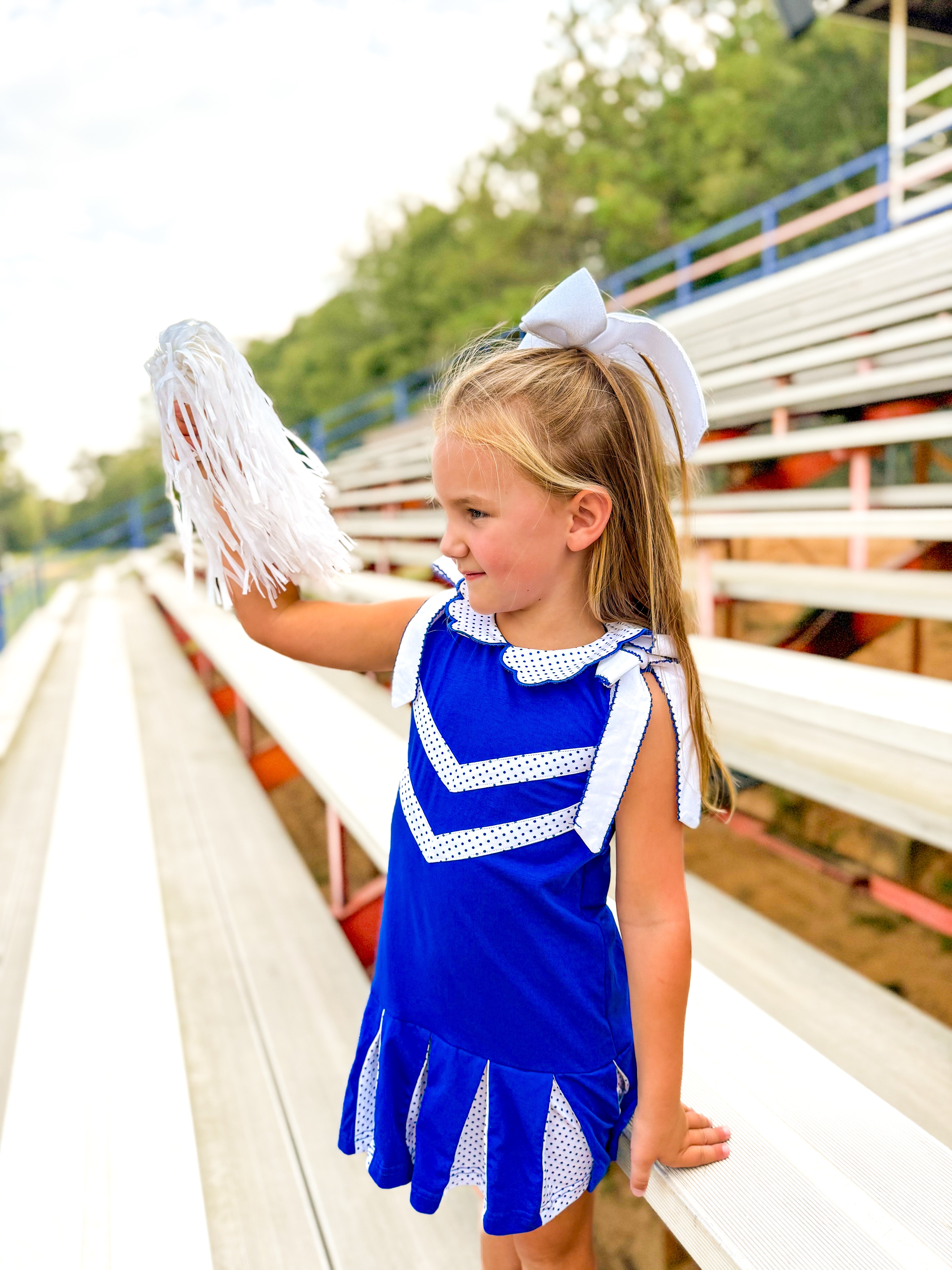 Blue & White Cheer Dress