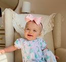 Girls Christmas Tree Knit Romper RTS