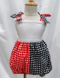 Red & Black Gingham Bubble
