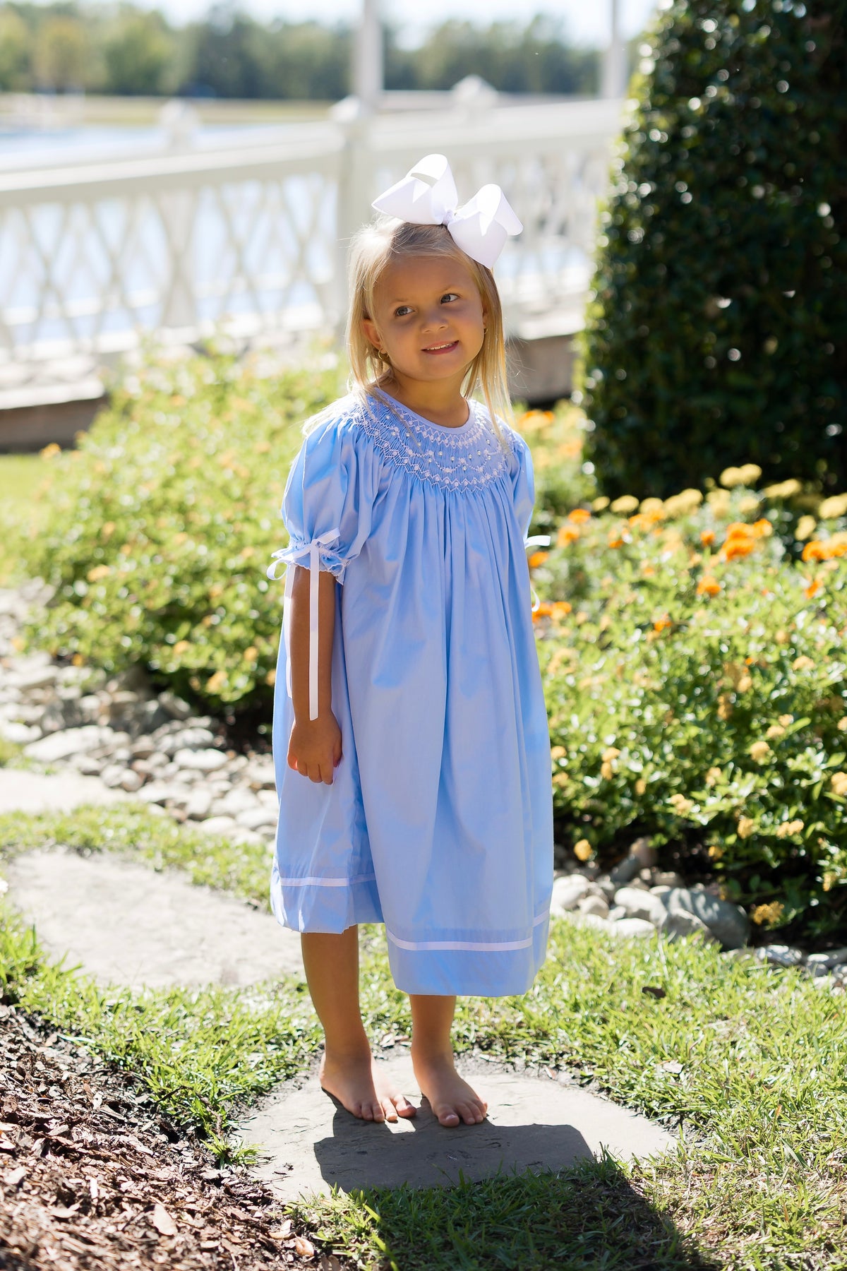 PRE ORDER Girls Smocked Timeless Treasures Heirloom Bloomer Set & Dress | ETA to LBS: FEBRUARY