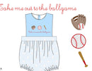 PRE ORDER Boys Take me out to the Ballgame French Knot Bubble | ETA to LBS: LATE March