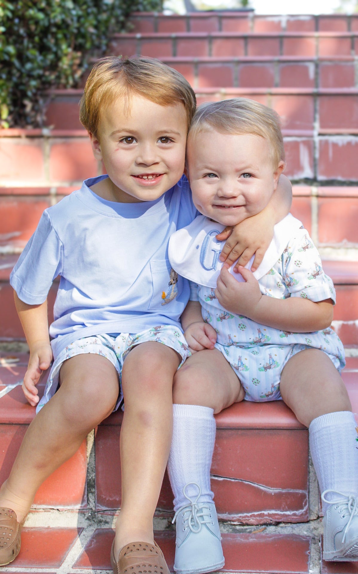 PRE ORDER Boys Peter’s Garden French Knot Short Set | ETA to LBS: LATE FEBRUARY