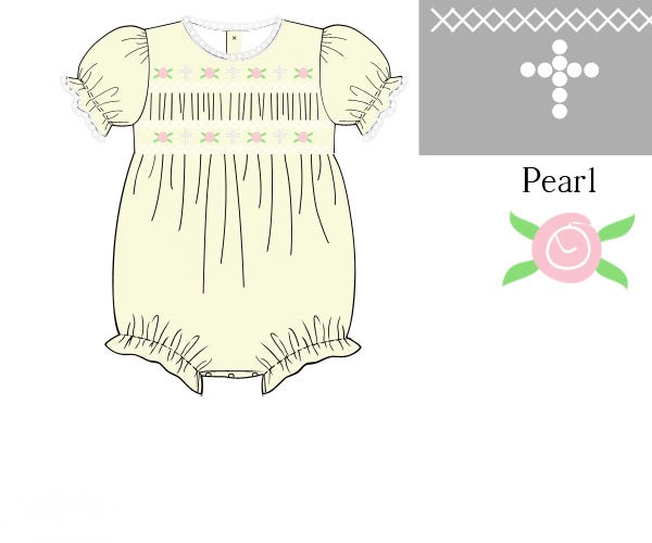 PRE ORDER Girls Smocked Sweet Grace Heirloom Bubble | ETA to LBS: FEBRUARY