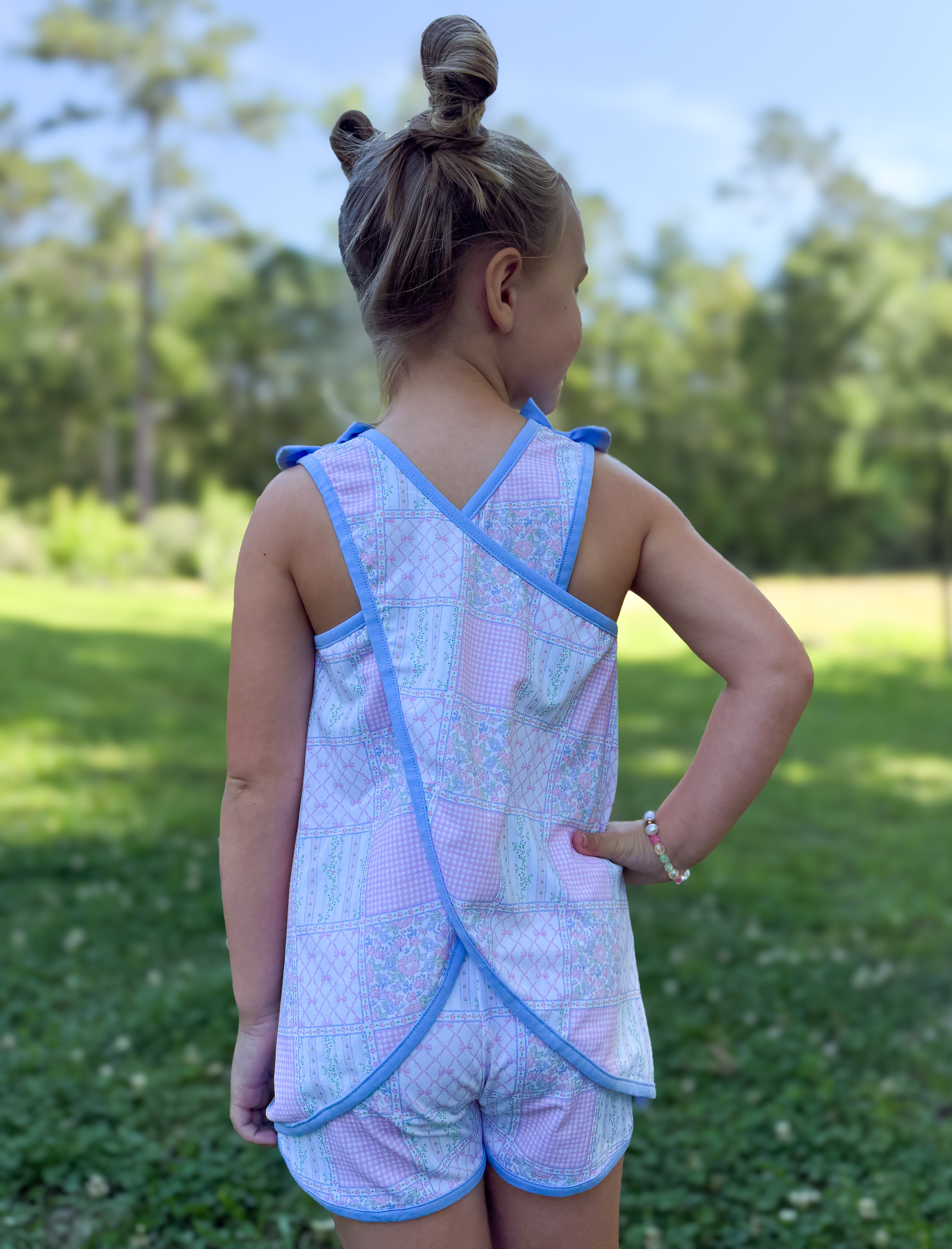 ⭐️DEAL OF THE DAY⭐️ Girls Patchwork Dreams Short Set