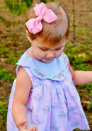 PRE ORDER Girls Watercolor Floral Cross Bloomer Set | ETA to LBS: LATE FEBRUARY