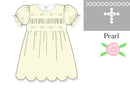 PRE ORDER Girls Smocked Sweet Grace Heirloom Bloomer Set & Dress | ETA to LBS: FEBRUARY