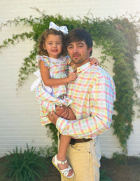 PRE ORDER Mens Spring Easter Plaid Dress Shirt | ETA to LBS: LATE FEBRUARY