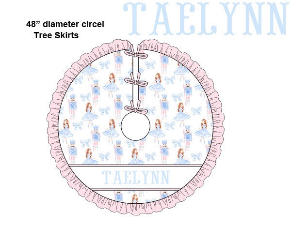 PRE ORDER Girls The March Of The Nutcracker Tree Skirt | ETA to LBS: October