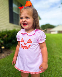 PRE ORDER Girls Jack-o’-lantern  Skirted Bubble | ETA to LBS: SEPTEMBER