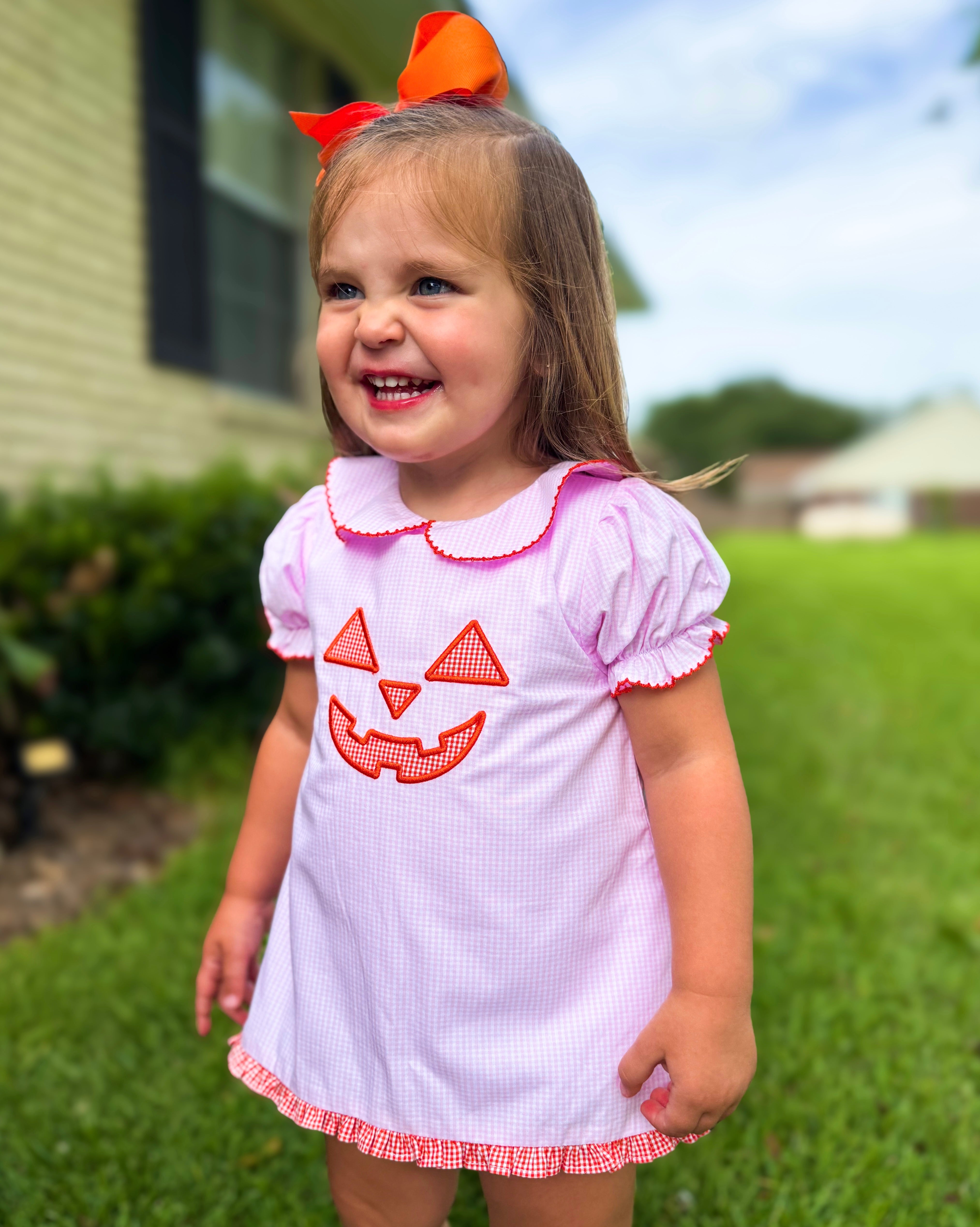 PRE ORDER Girls Jack-o’-lantern  Skirted Bubble | ETA to LBS: SEPTEMBER