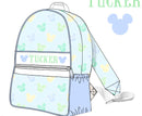 Boys Smocked Preppy Mouse Backpack