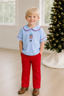 PRE ORDER Boys Embroidered Nutcracker Pant Set | ETA to LBS: OCTOBER
