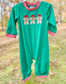 Boys Chilling with my Cookies Knit Long Romper