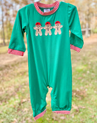 Boys Chilling with my Cookies Knit Long Romper