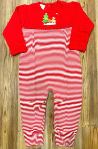 Squiggles by Charlie Admiring The Season Girls Romper RTS