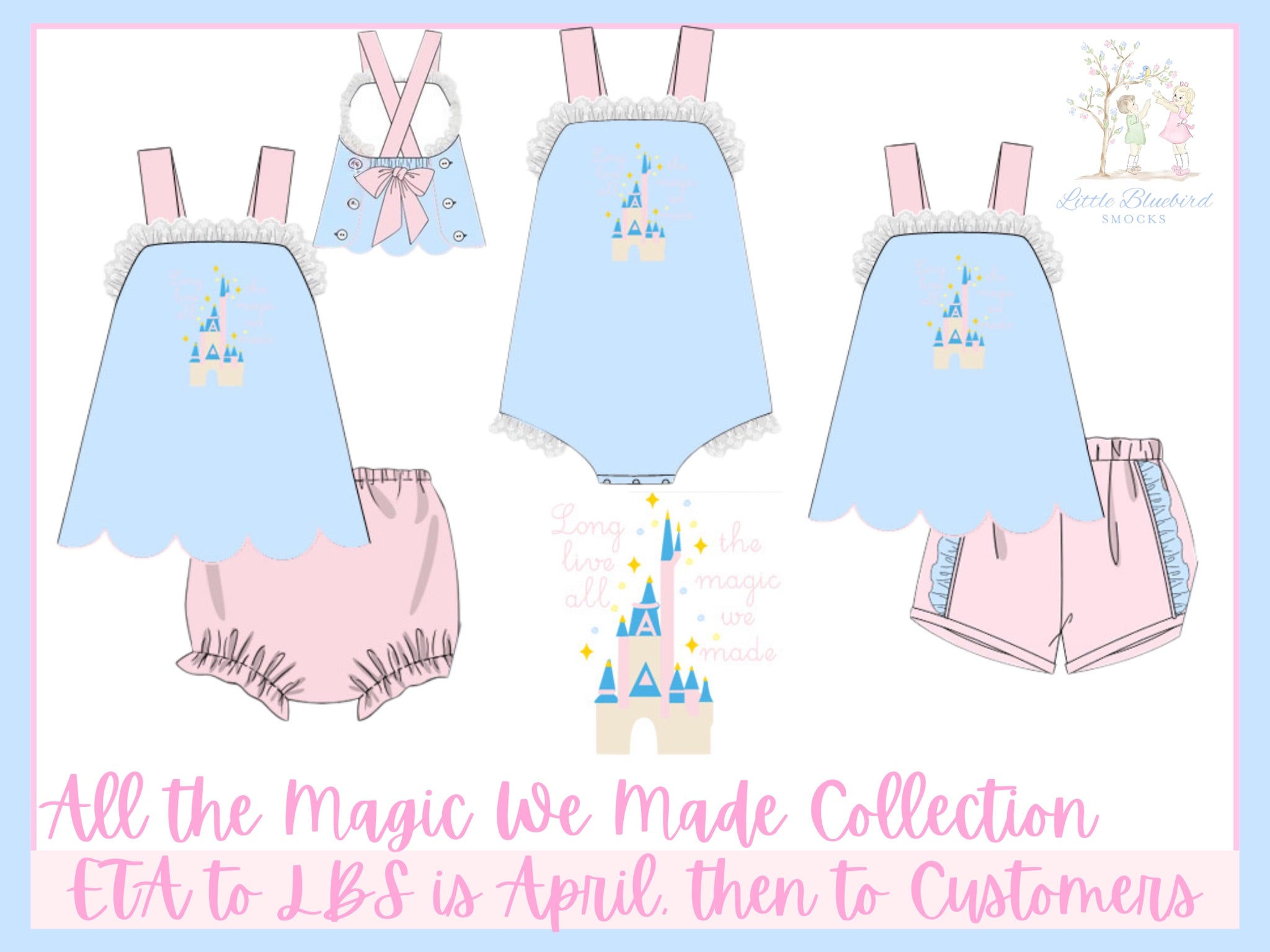 Girls Hand Embroidered All the Magic We Made SunSuit