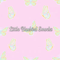 PRE ORDER Girls Smocked and French Knot Fluttering Butterflies Ruffle Legging Set | ETA to LBS: DECEMBER