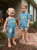 Boys Appliqué Truckin’ Along Short Set