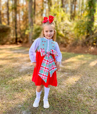 Girls Holly Jolly Heirloom Dress