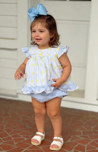 Girls Lemon Drop Bloomer Set