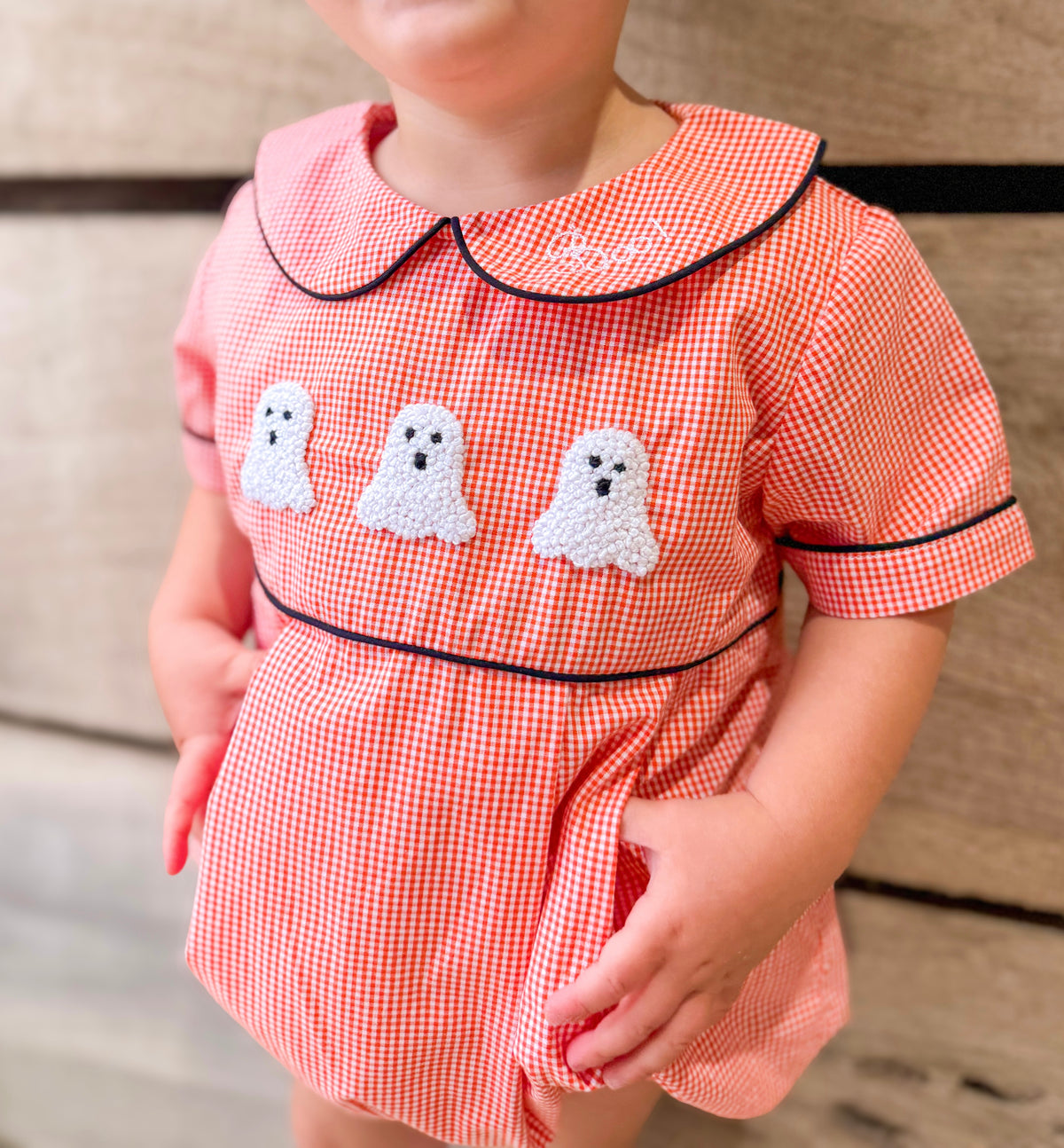 Boys French Knot Ghosts Bubble